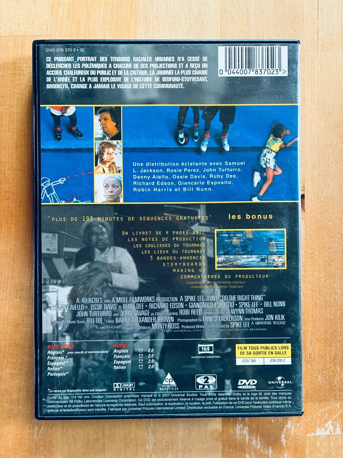 DVD Do the Right Thing de Spike Lee. – photo 3